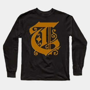 Golden Letter T Long Sleeve T-Shirt